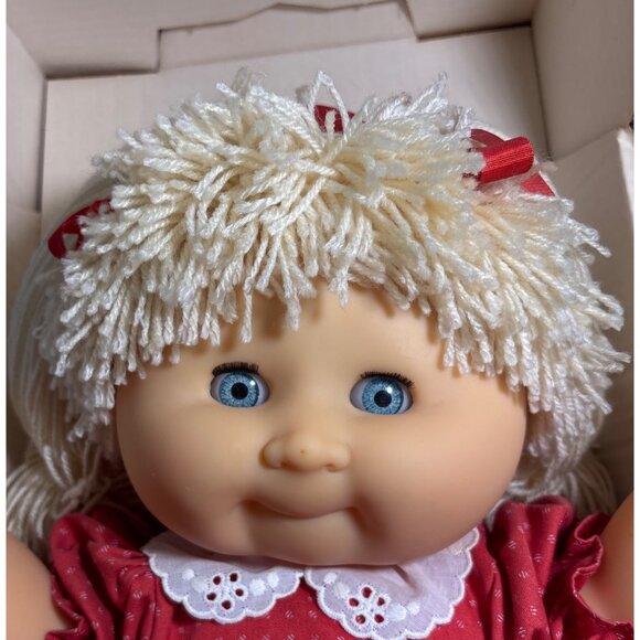 Zapf Creation Doll Tolpatsch Red Dress Duck Blond Original Box West Germany - Picture 3 of 14